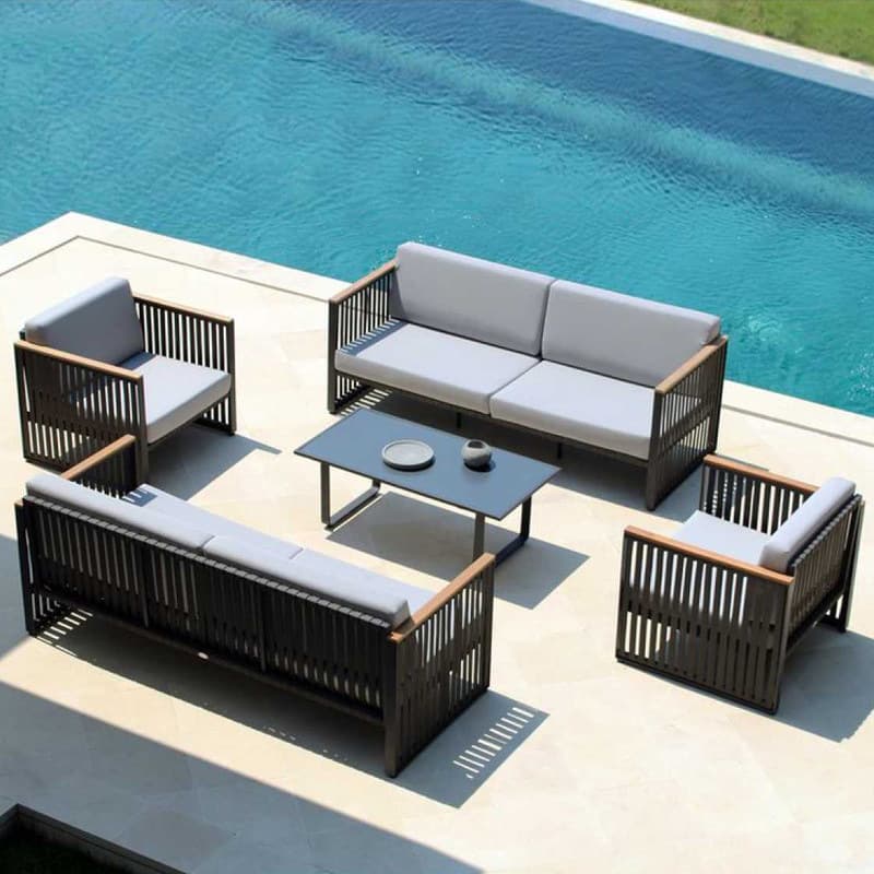 PE Rattan 7-Piece Outdoor Dining Set