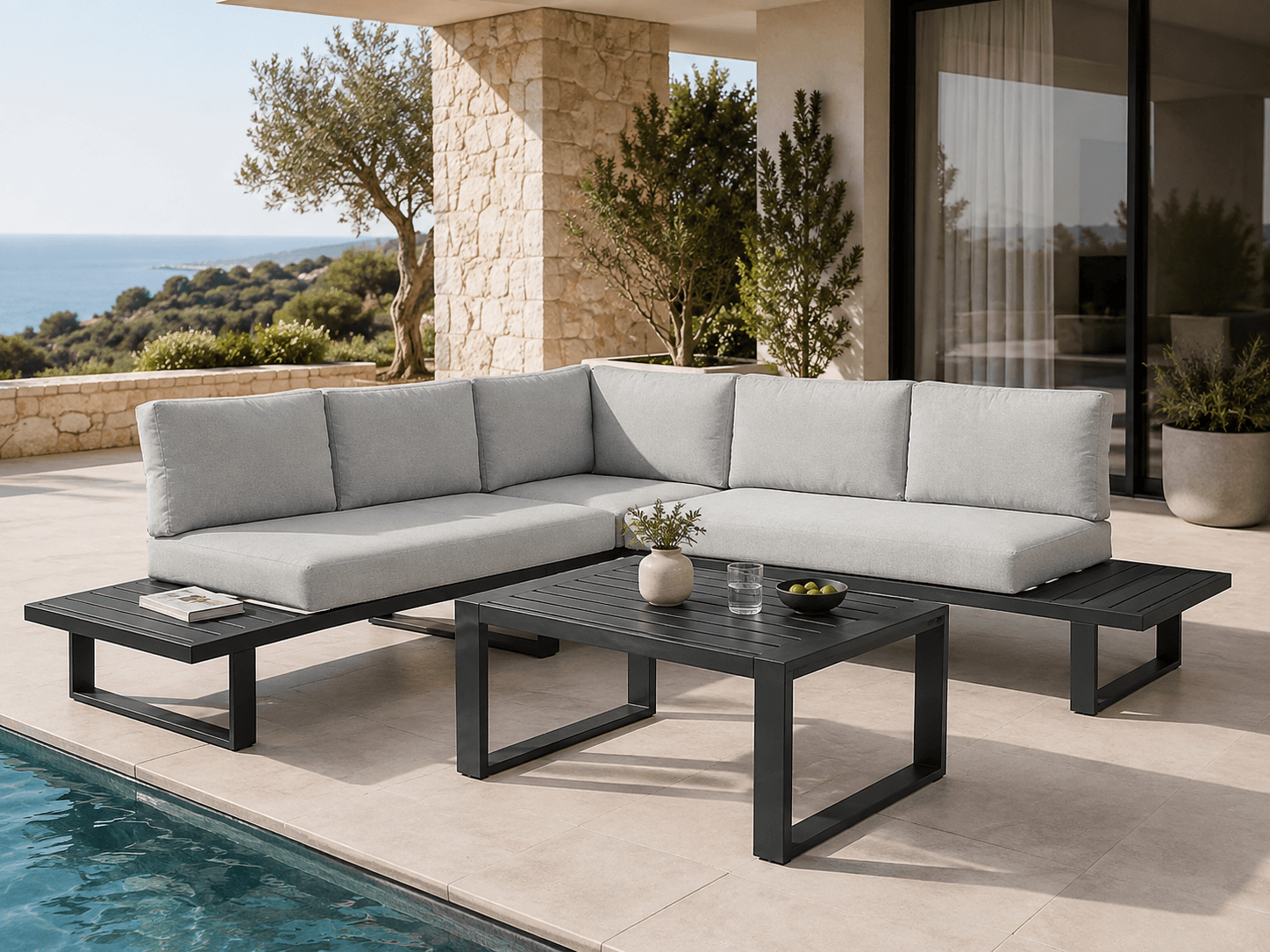 PE Rattan Adjustable Chaise Lounge