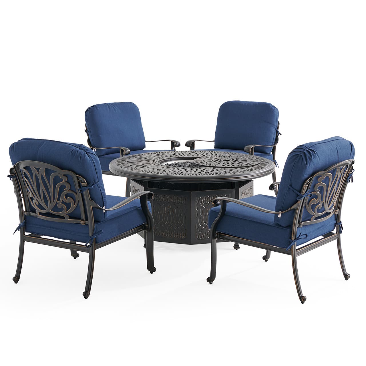 Aluminum Bar Height Dining Set